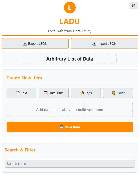 Local Arbitrary Data Utility